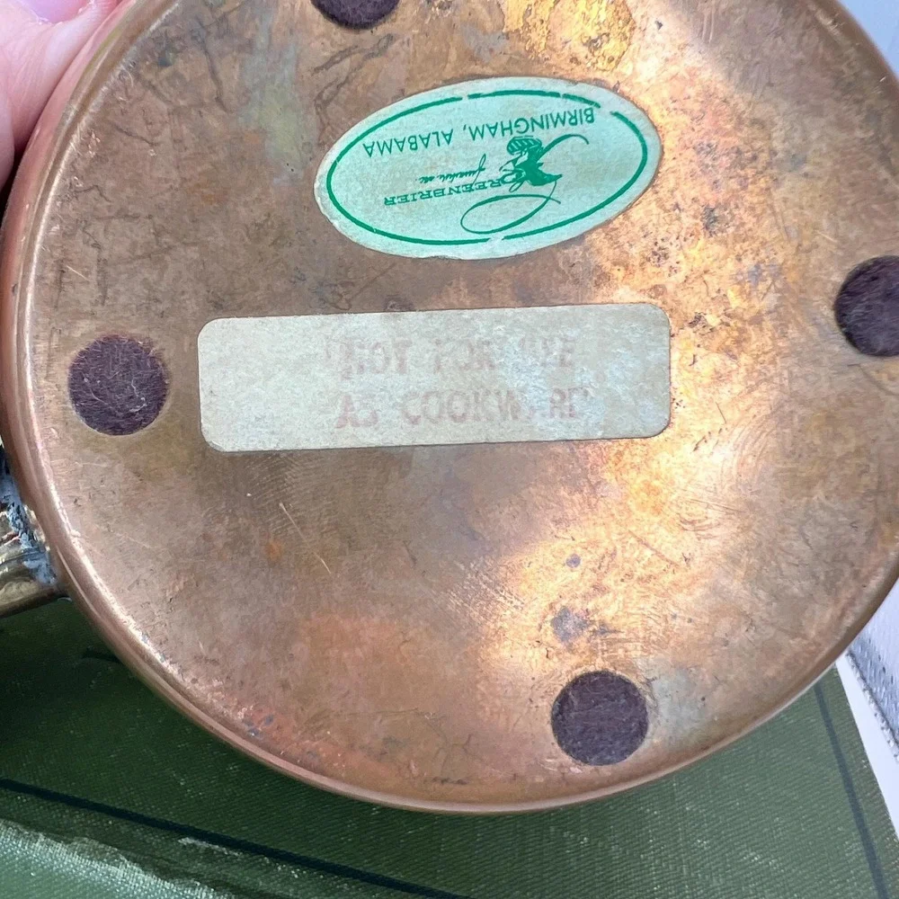 Vintage Copper Kettle Greenbrier Birmingham Alabama Farmhouse Kitchen French